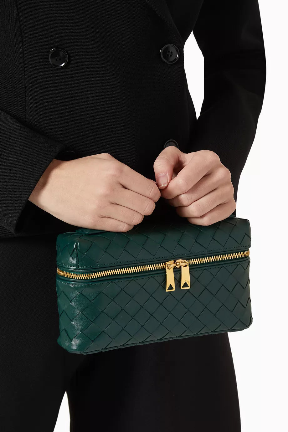 Aria Mini Bag – Compact Luxury with Woven Elegance