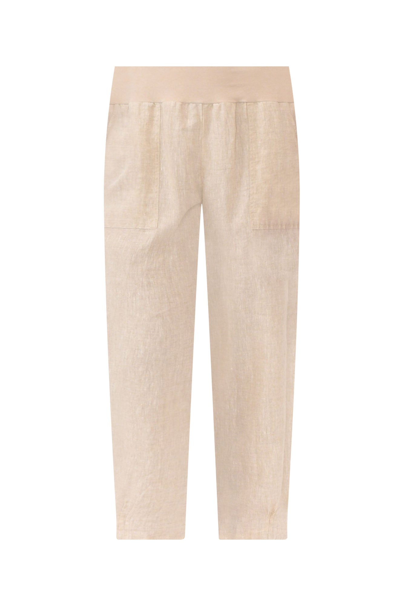 Tatum Beige Linen Pants