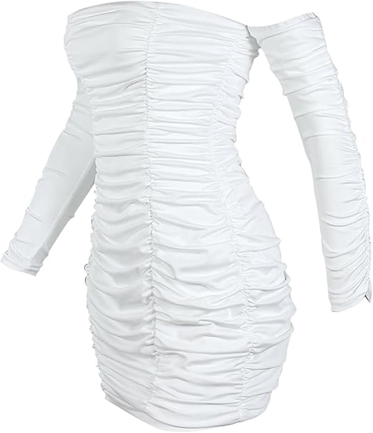 One-Shoulder Body-Fitting Dress