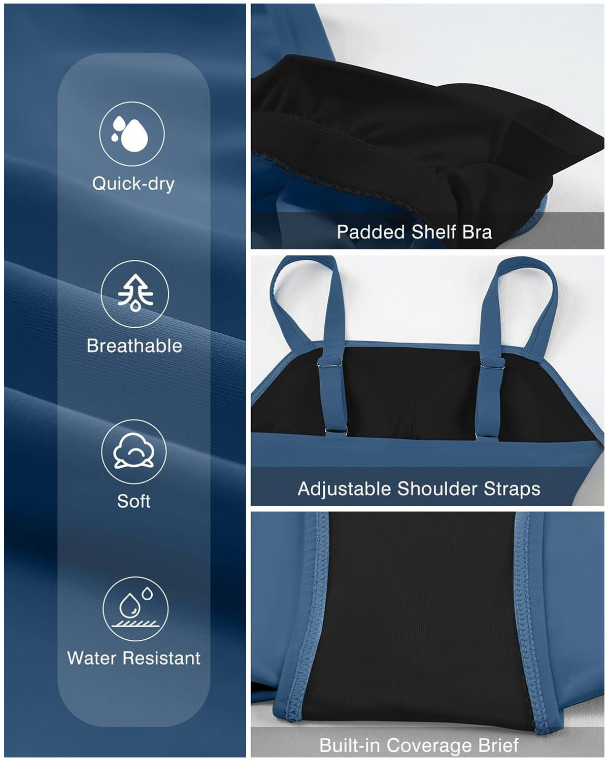 SLIM® Cover Square Tankini Set