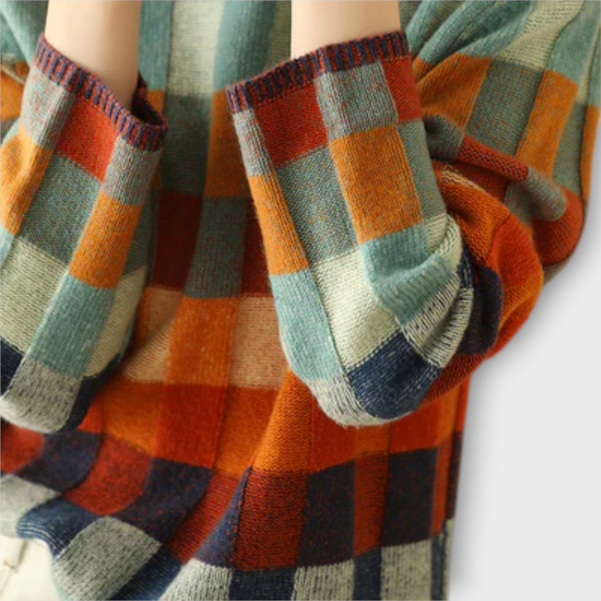 Clara | Suéter de cuadros