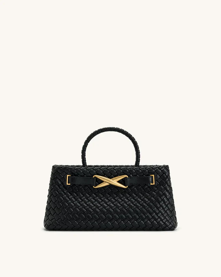 Vienna™ Woven Bag – Structured Elegance with Timeless Detail