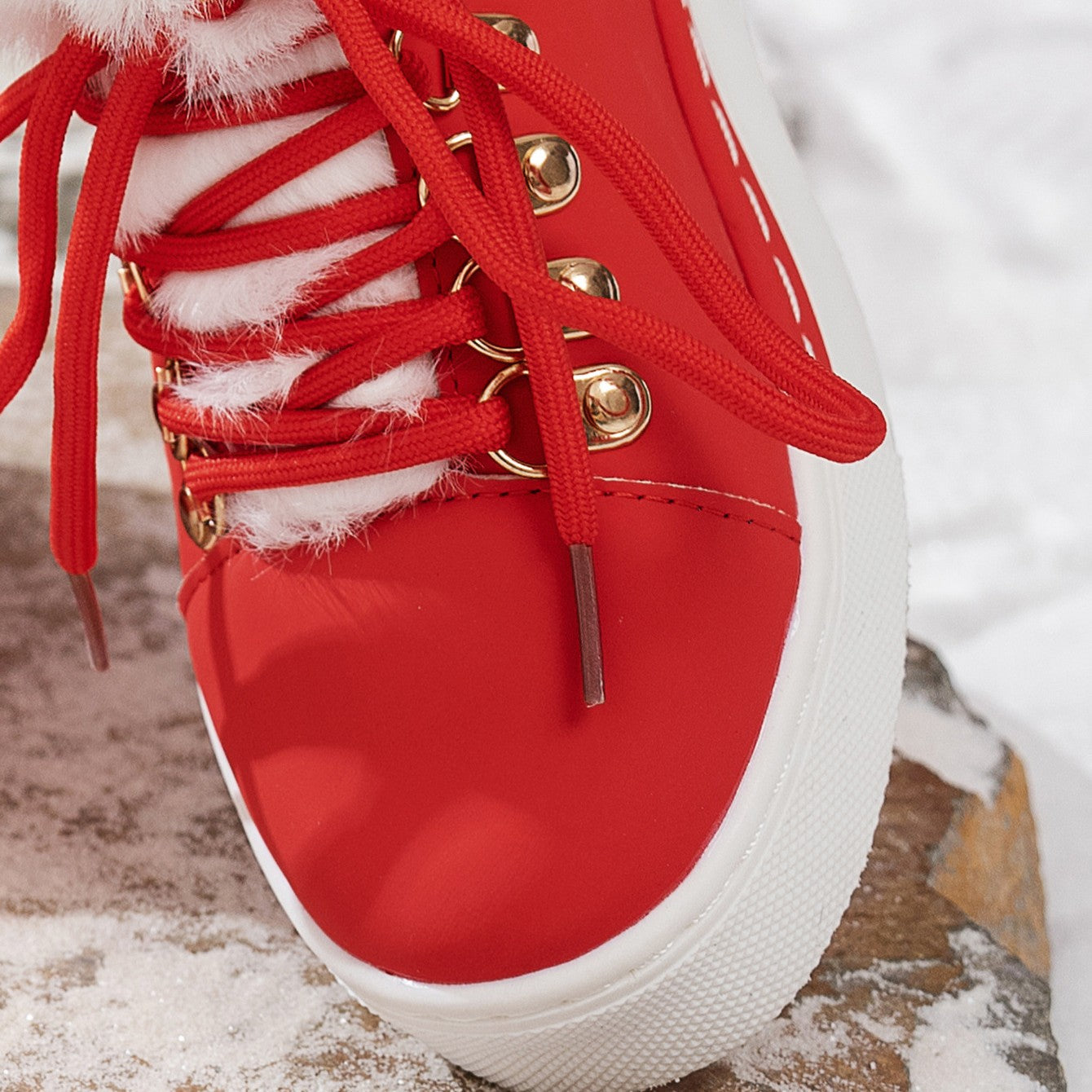 Everest Elite Winter Boots – Faux Fur Lined Platform Lace-Up Snow Boots