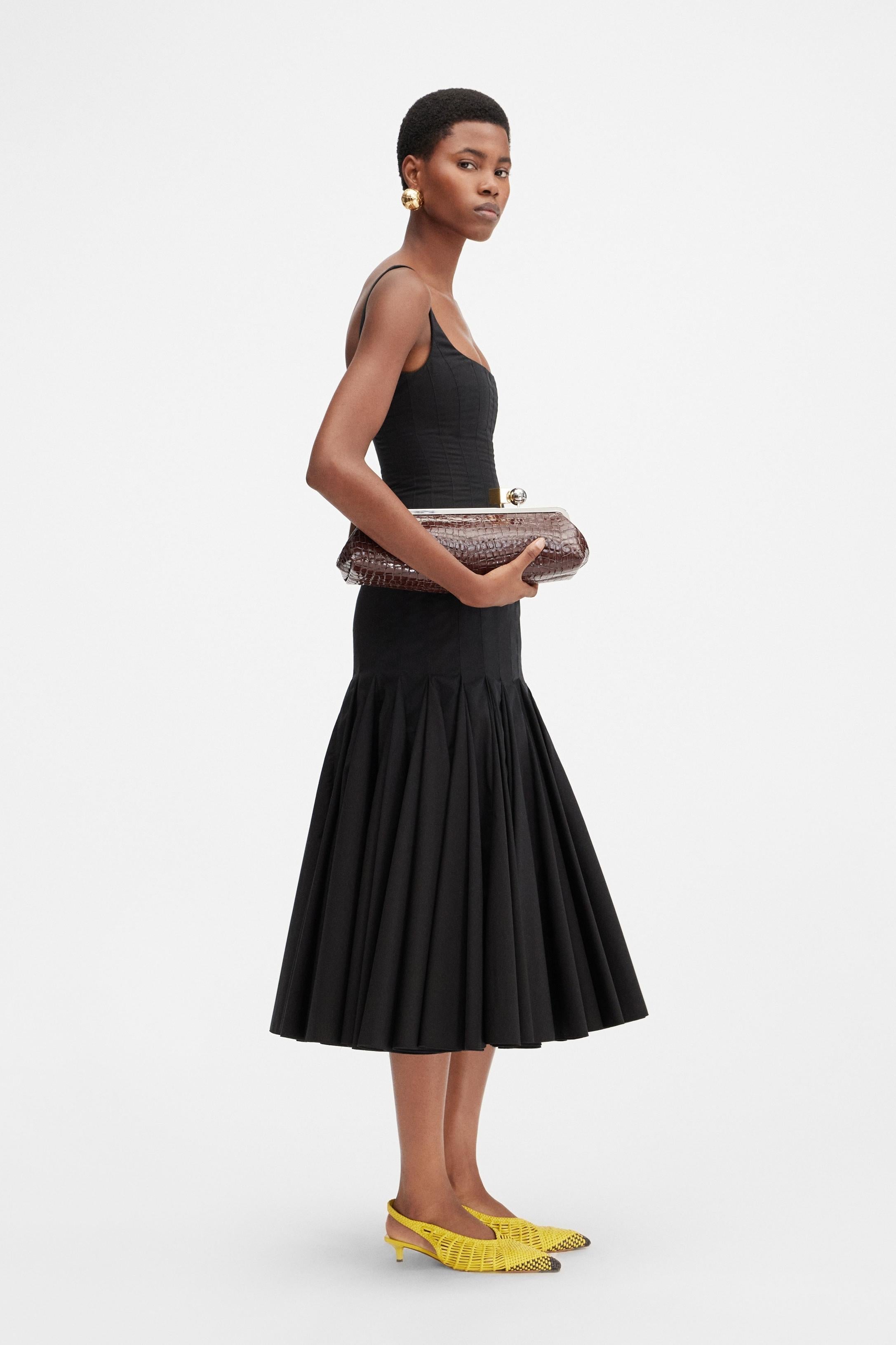 Agave Midi Dress | Tailored Elegance in a Romantic Silhouette