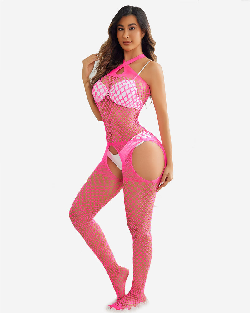 Fishnet Stockings Jumpsuit