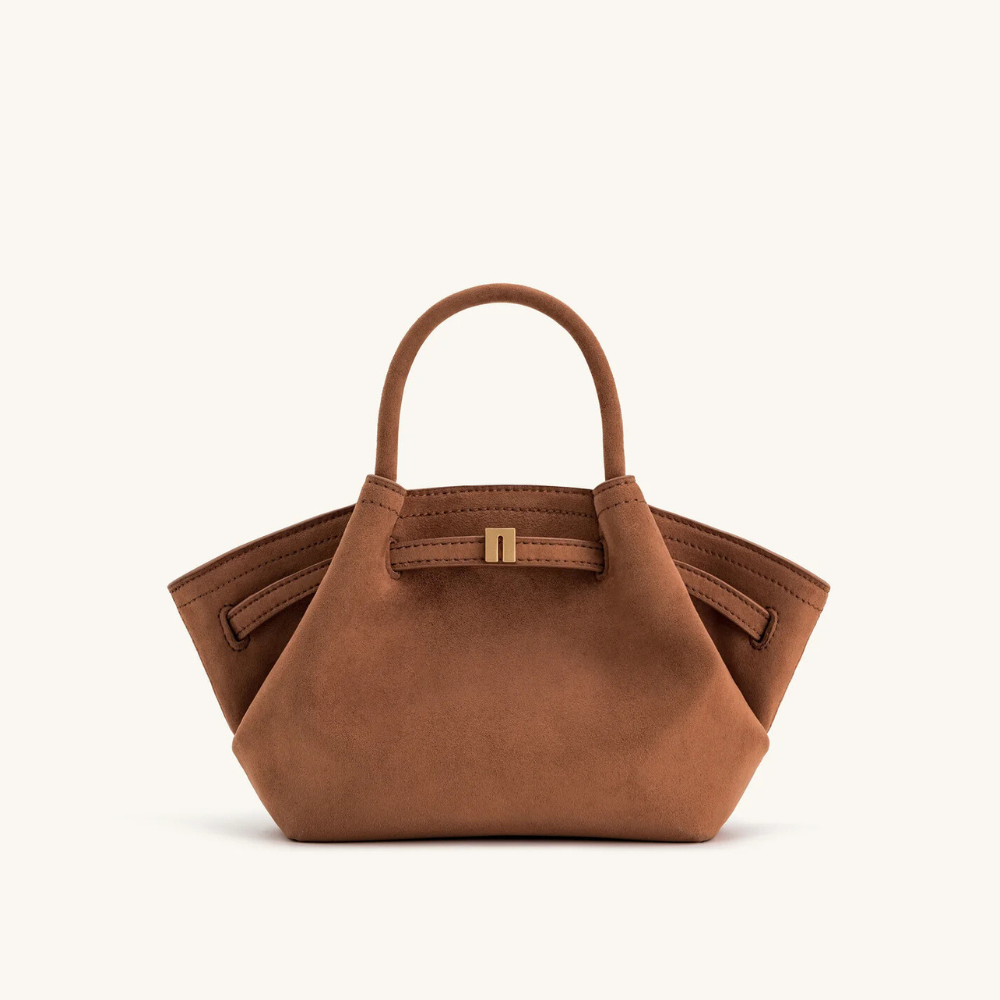 Henna™ Mini Suede Tote – Chic Structure with Timeless Appeal