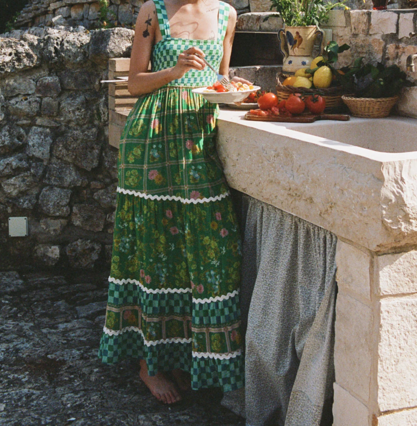 Amara Tiered Lace Sundress