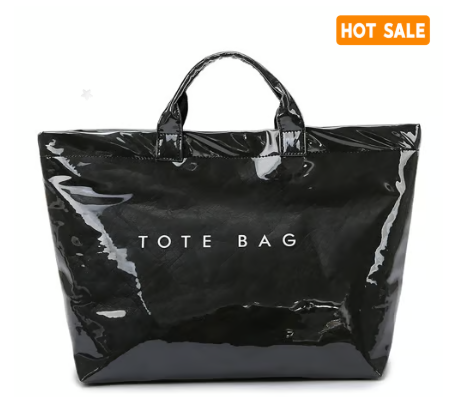 Women's Letters Print Tote Bag