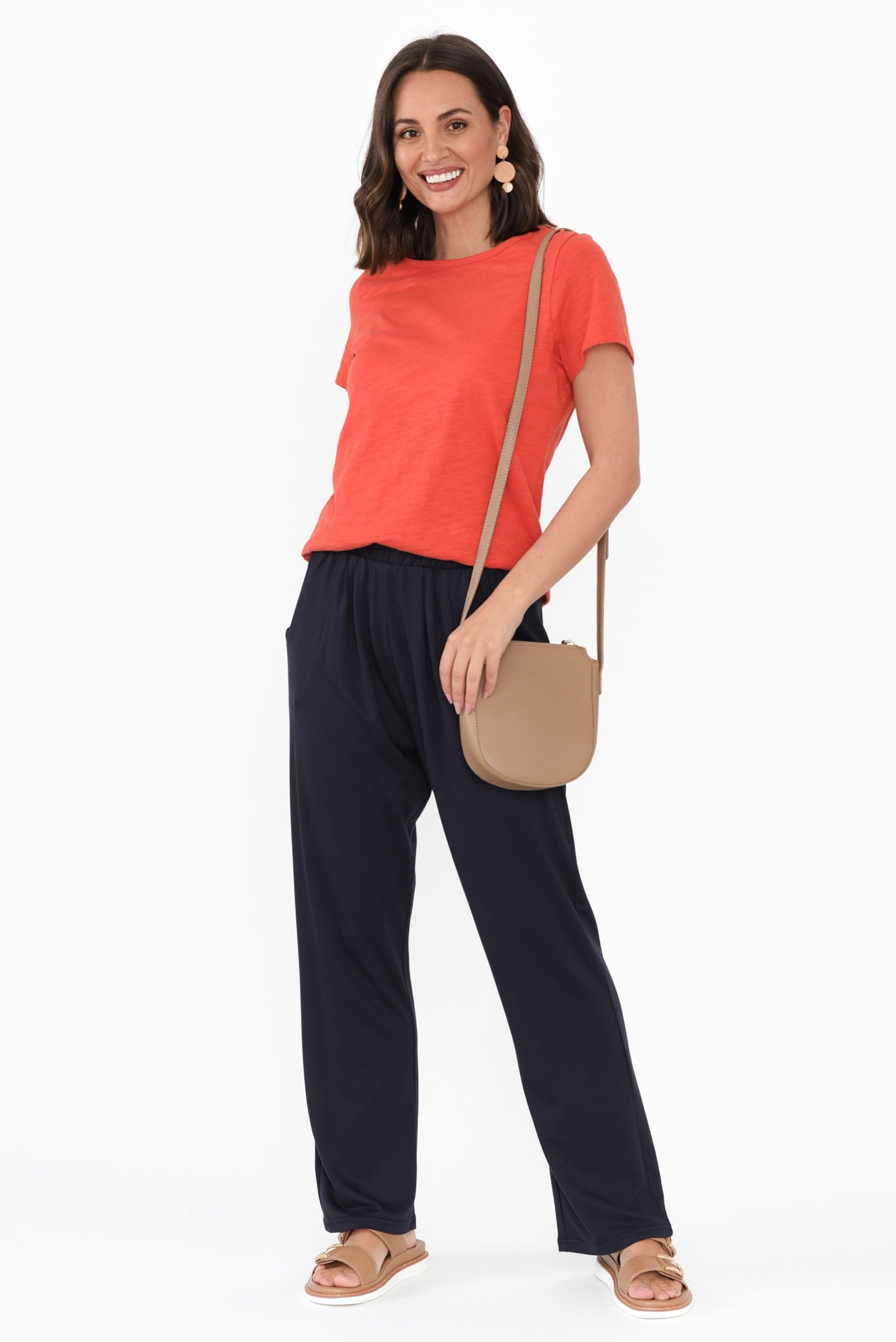 Carmen Navy Stretch Pants