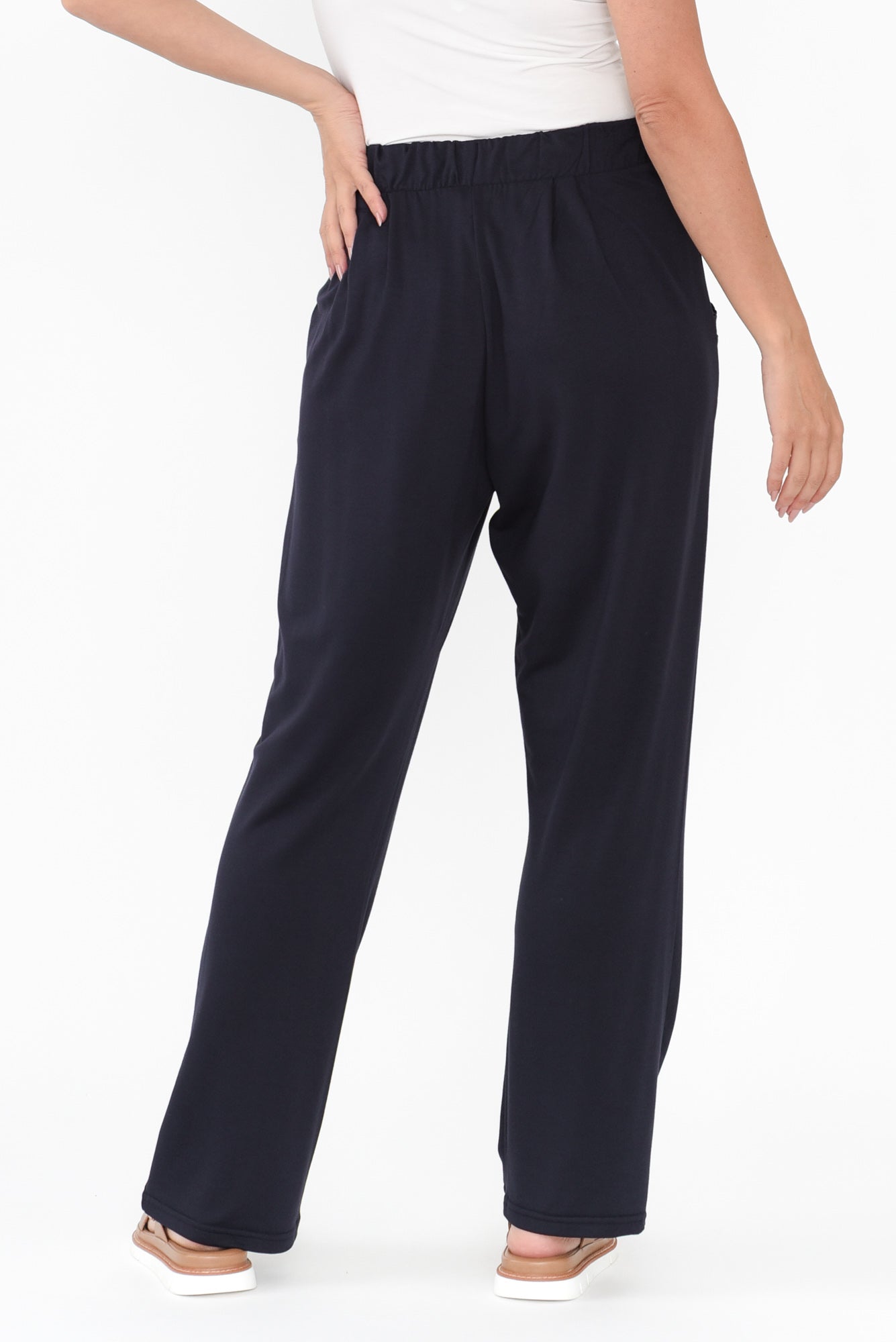 Carmen Navy Stretch Pants
