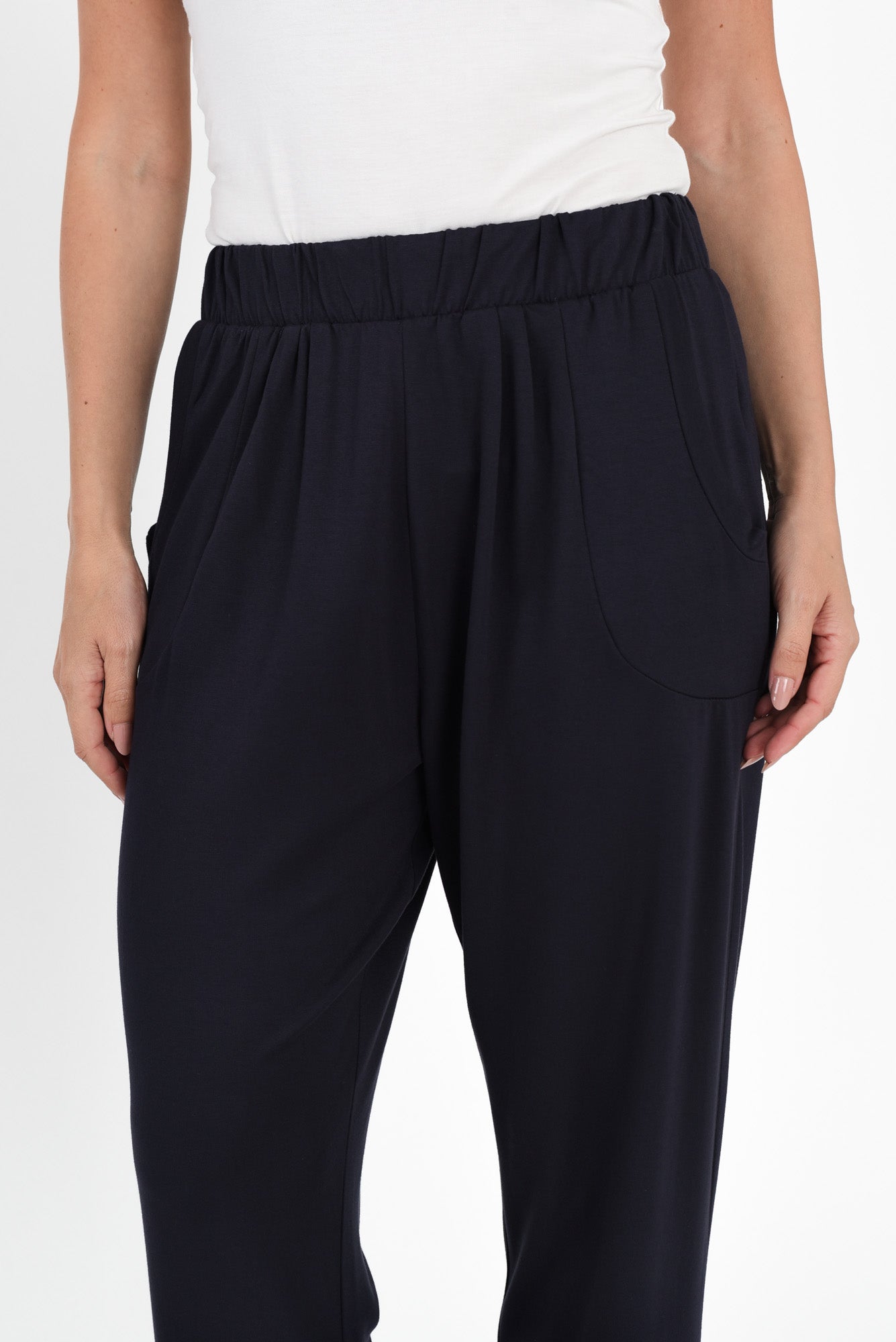Carmen Navy Stretch Pants