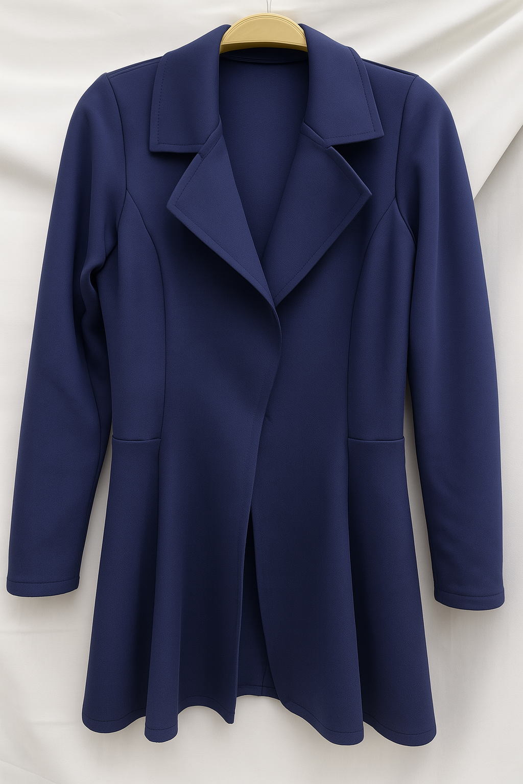 Blazer Longo Max| Sobretudo Feminino Acinturado