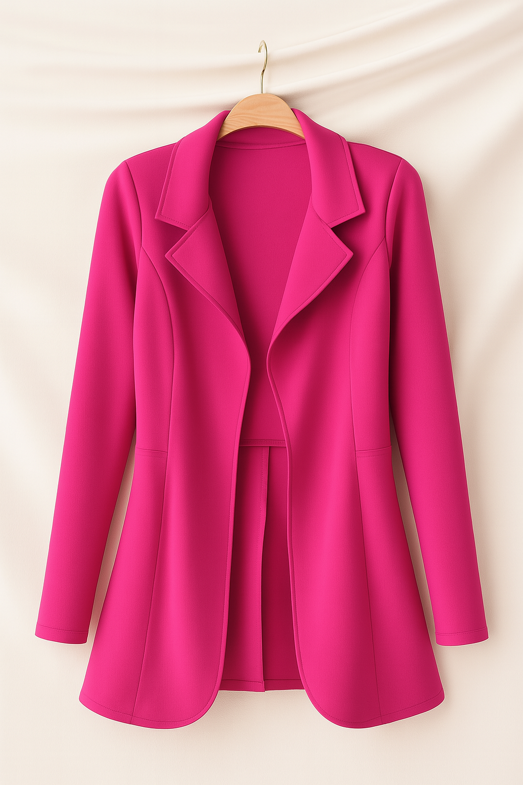 Blazer Longo Max| Sobretudo Feminino Acinturado