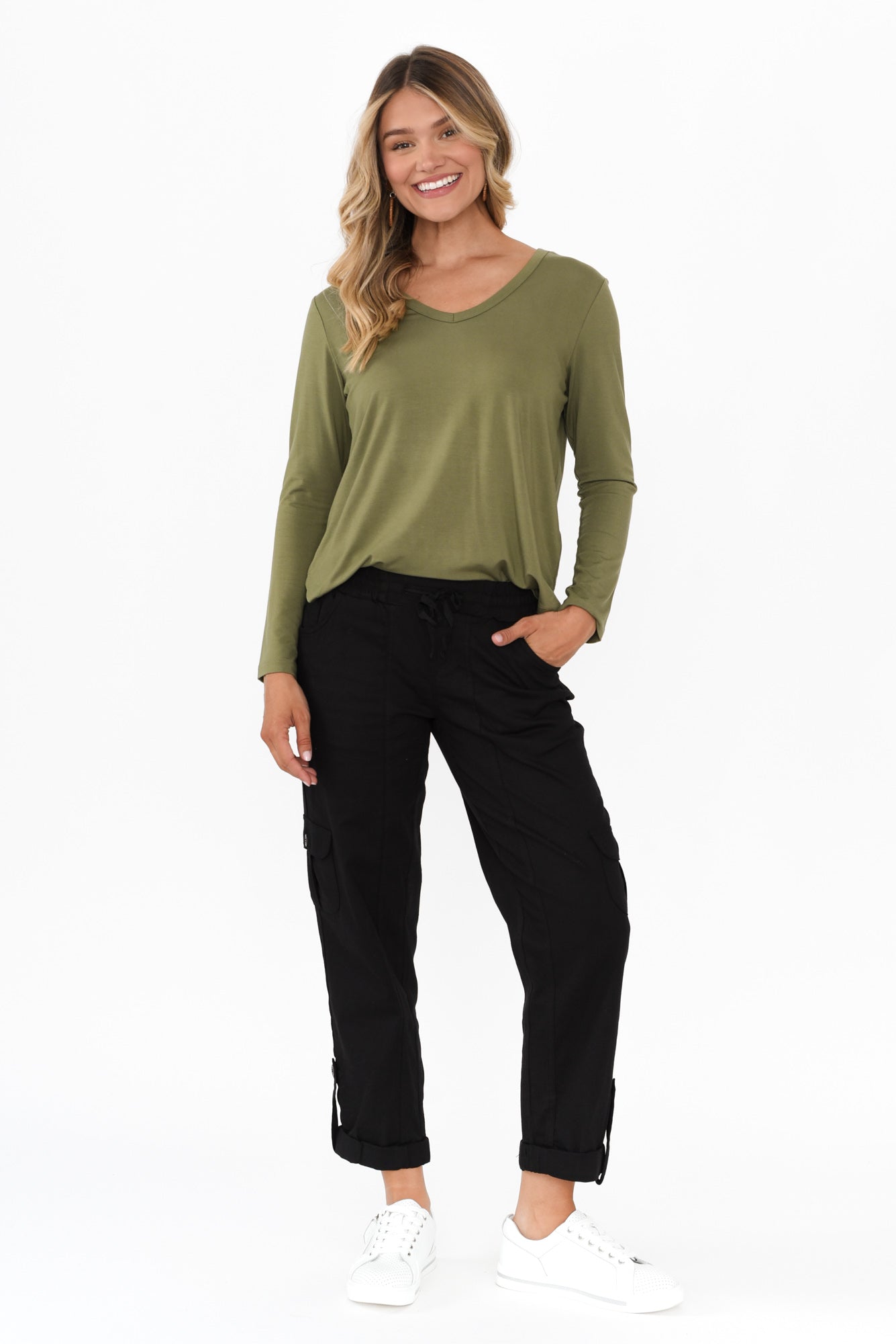 Colette Black Cargo Pants