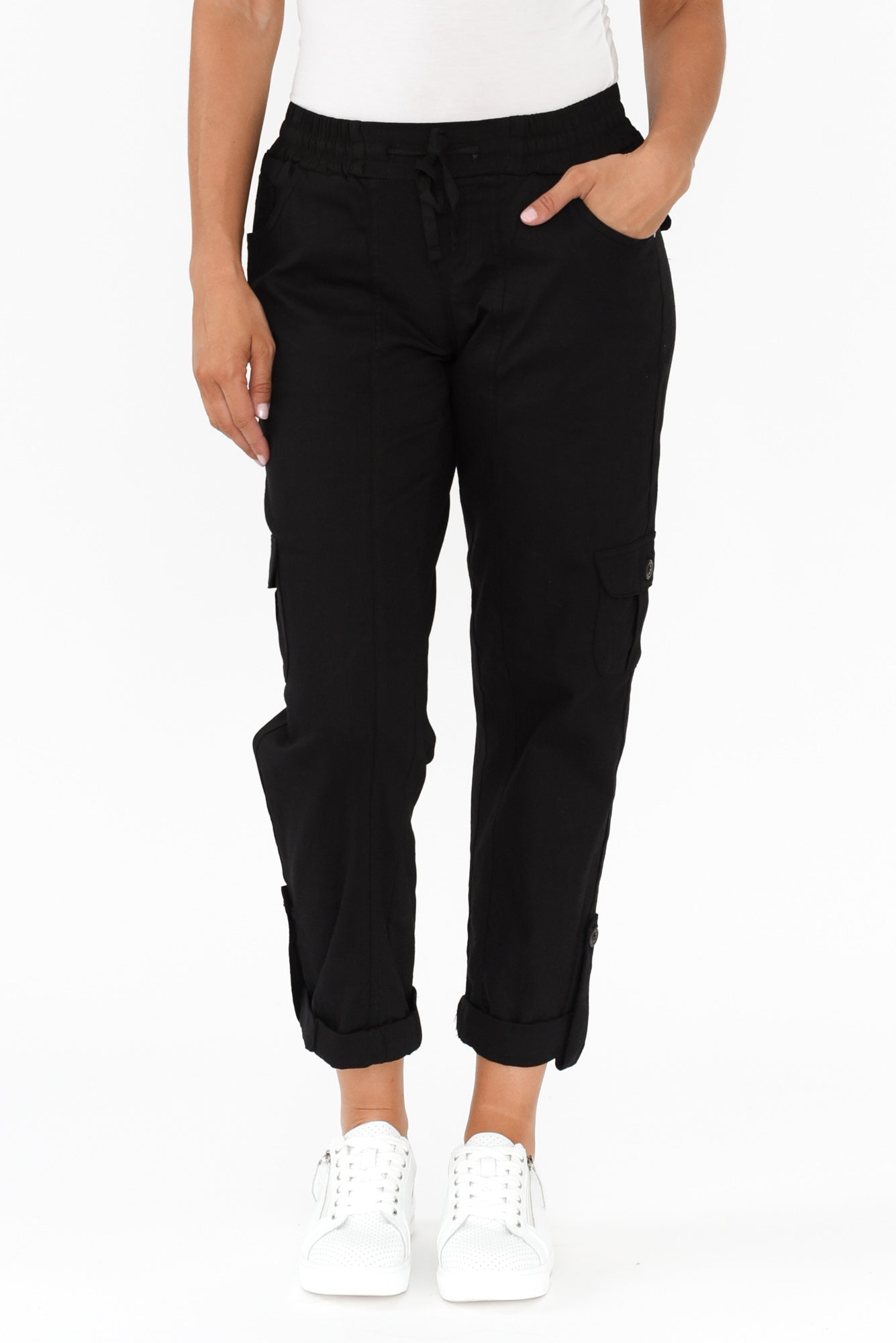 Colette Black Cargo Pants