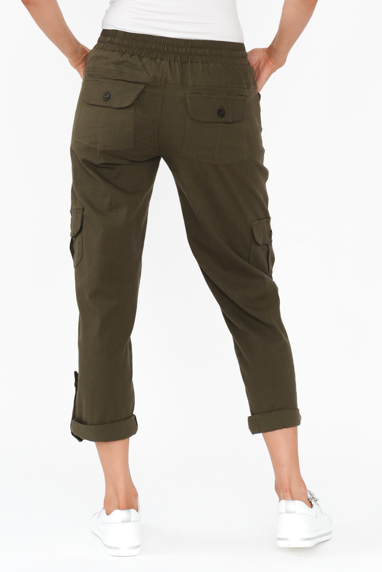 Colette Khaki Cargo Pants