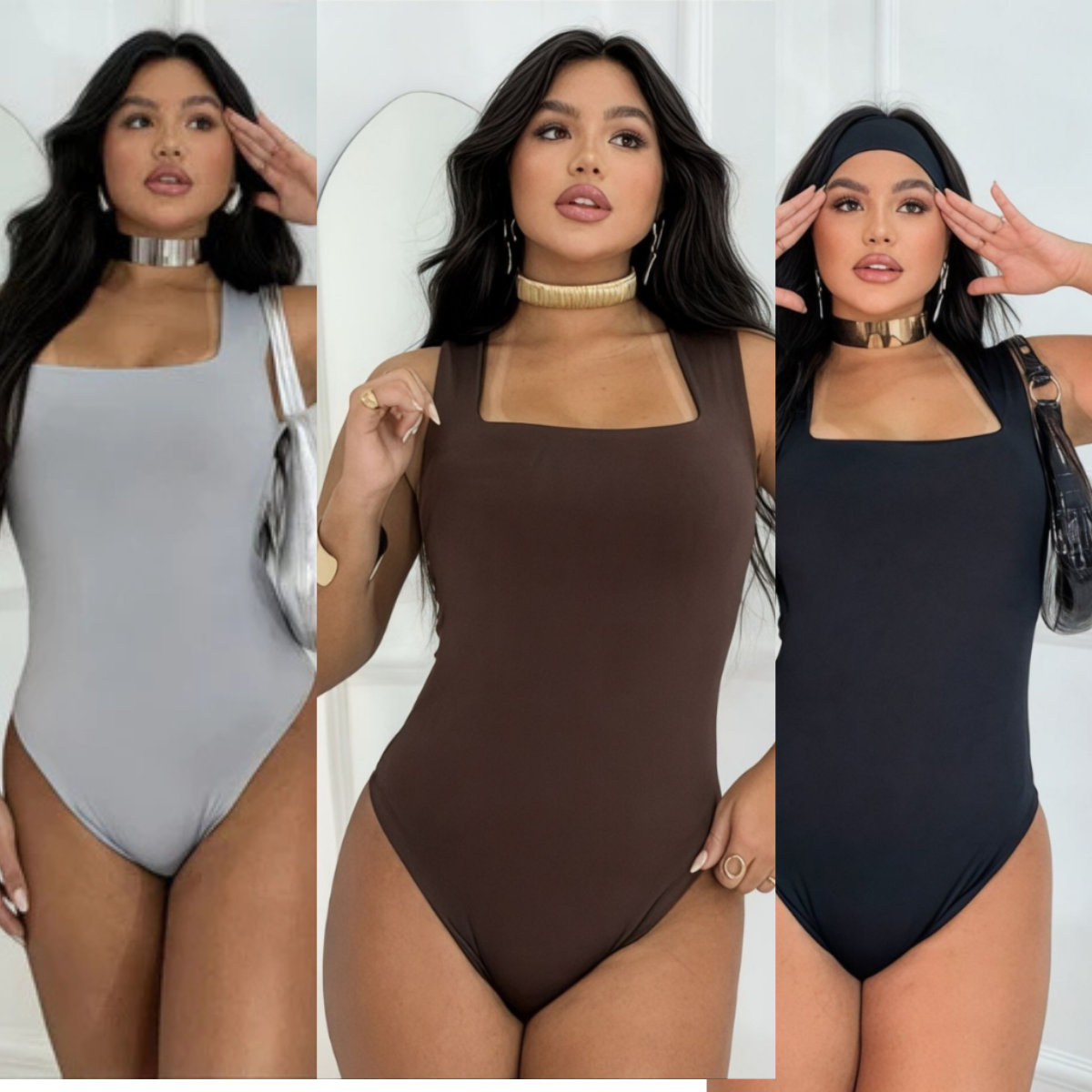 Kit Body Feminino Suplex | Regata Forro Duplo Premium