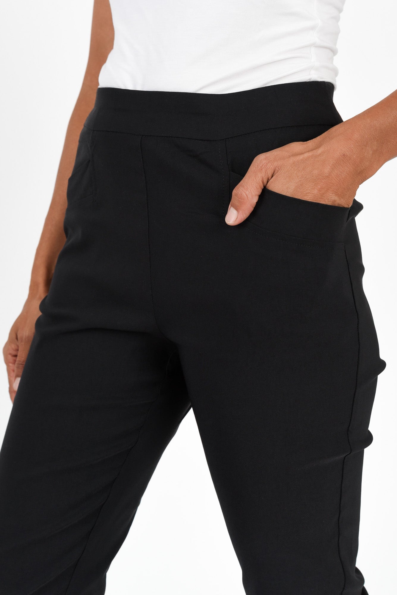 Harbour Black Stretch Pants