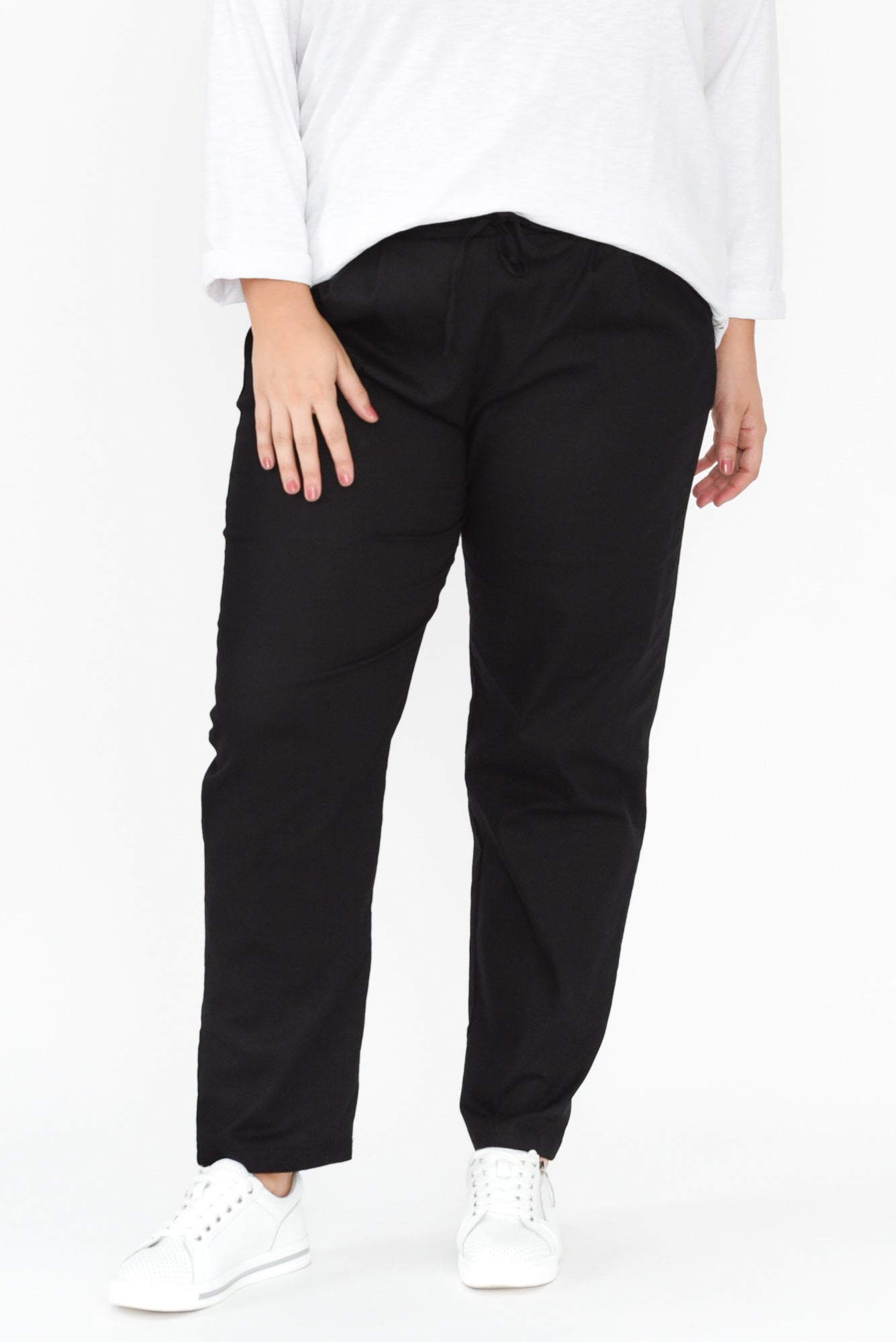 Montgomery Black Drawstring Pants