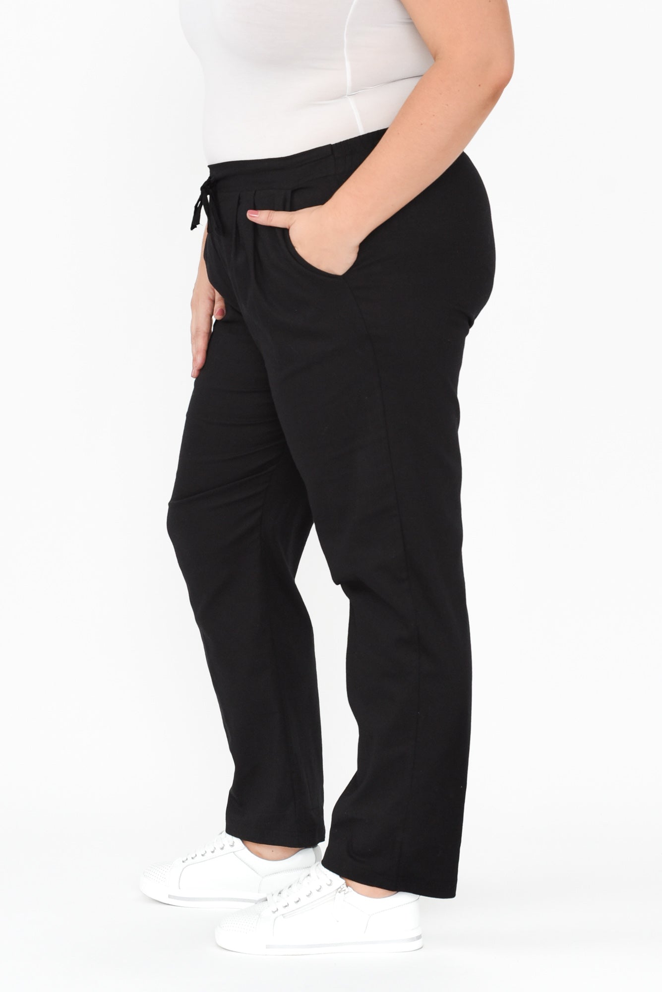 Montgomery Black Drawstring Pants