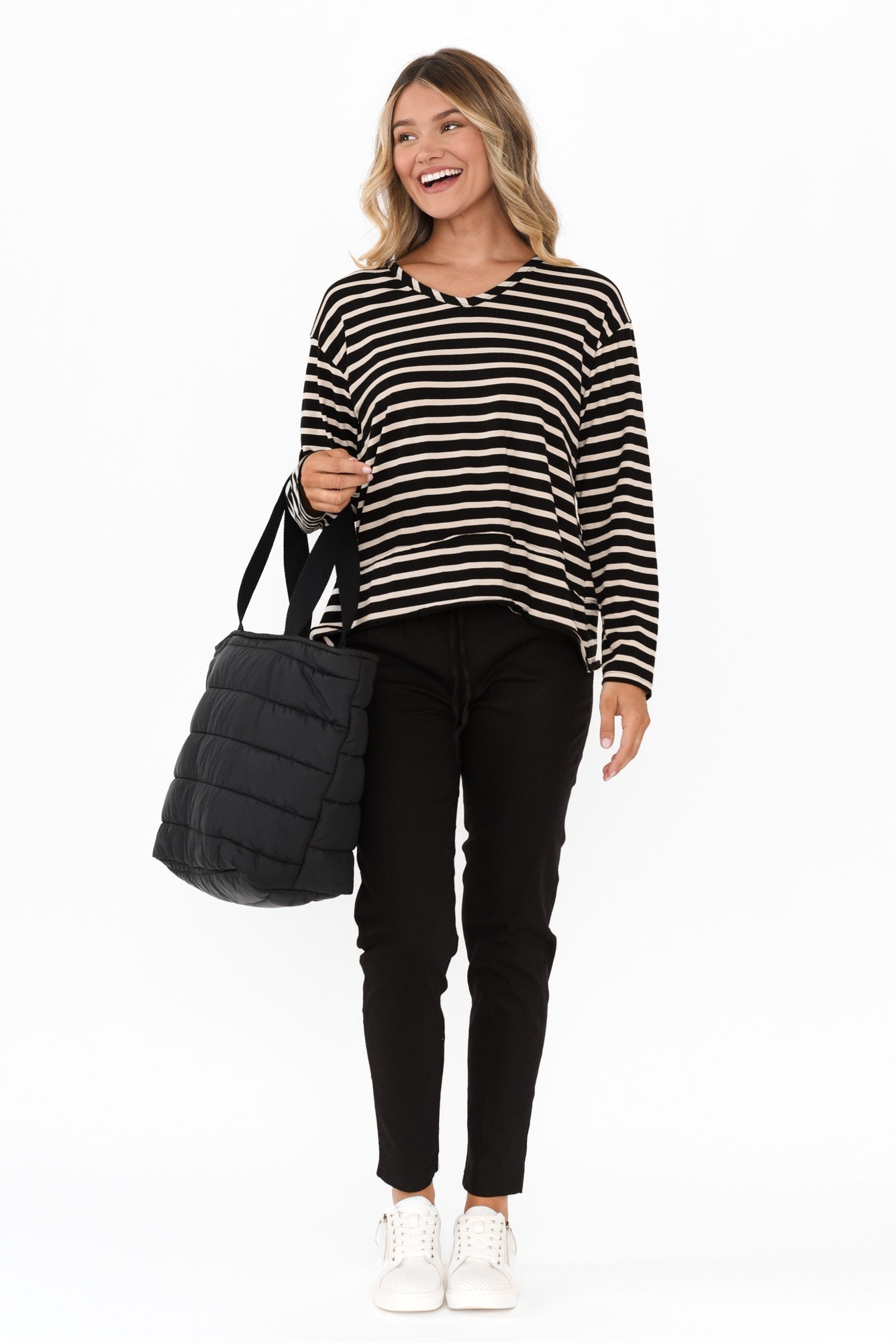 Montgomery Black Drawstring Pants