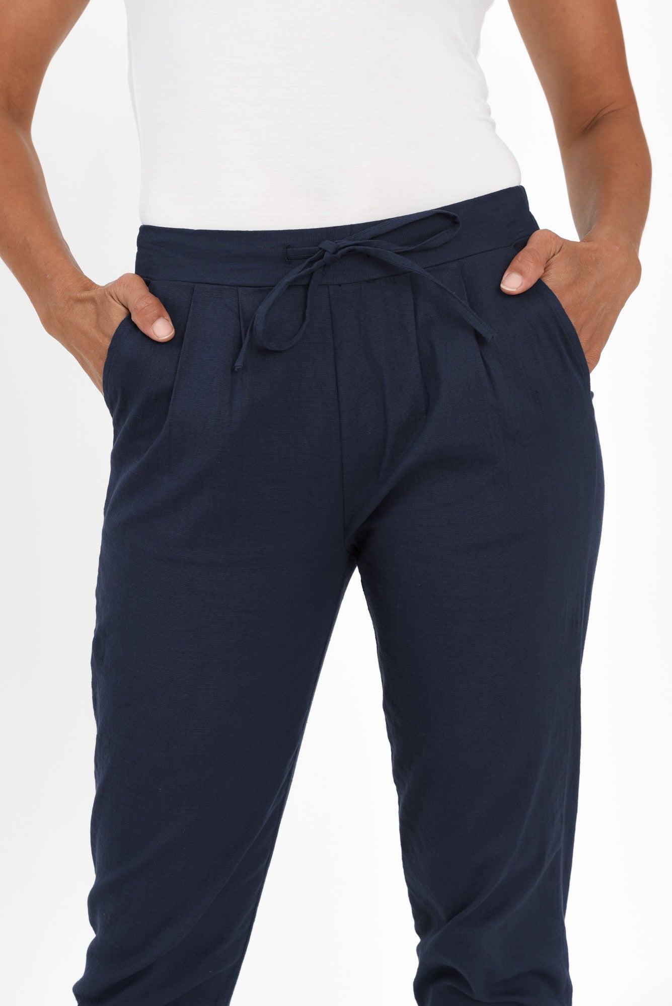 Montgomery Navy Drawstring Pants