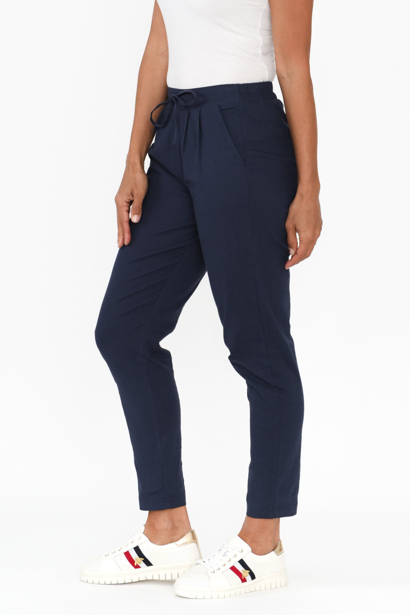 Montgomery Navy Drawstring Pants