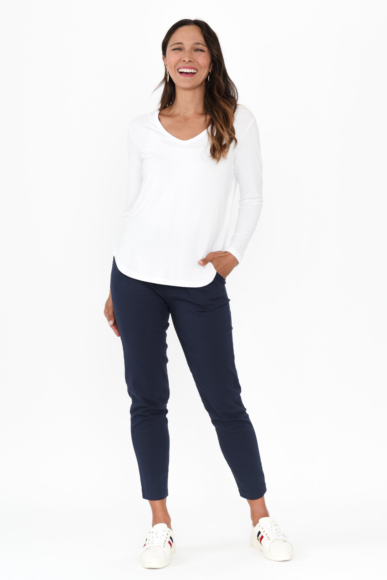 Montgomery Navy Drawstring Pants
