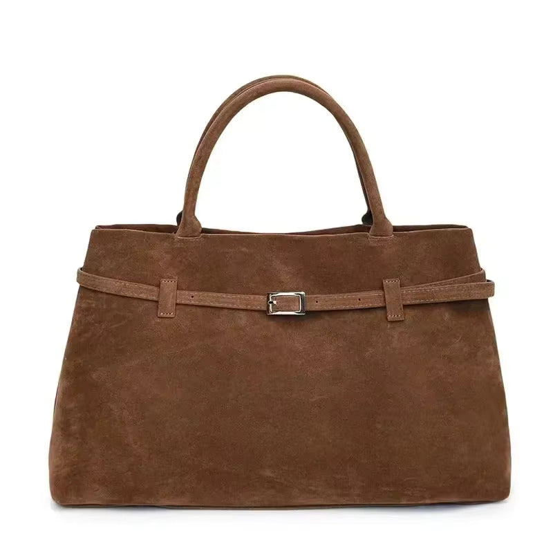 Comelia™ Suede Bag – Autumn Elegance with Everyday Practicality