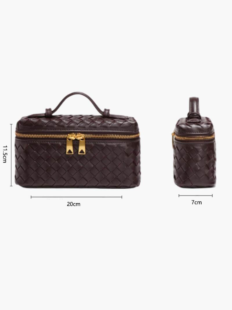Aria Mini Bag – Compact Luxury with Woven Elegance
