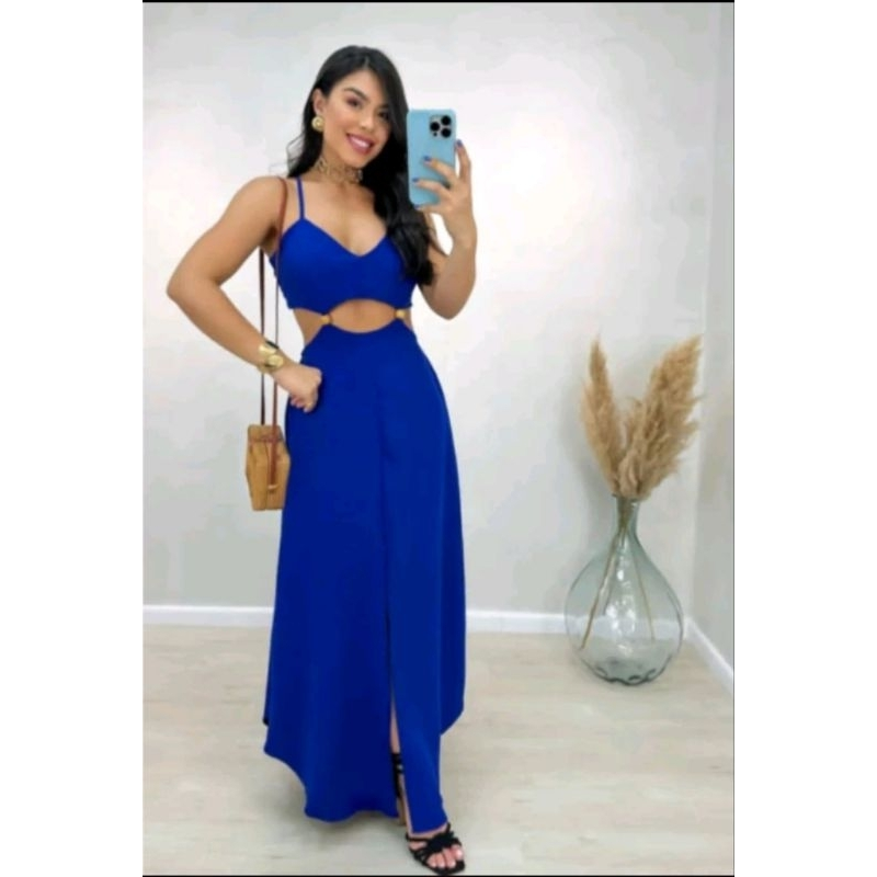 Vestido Longo Midi | Moda Feminina Sofisticada