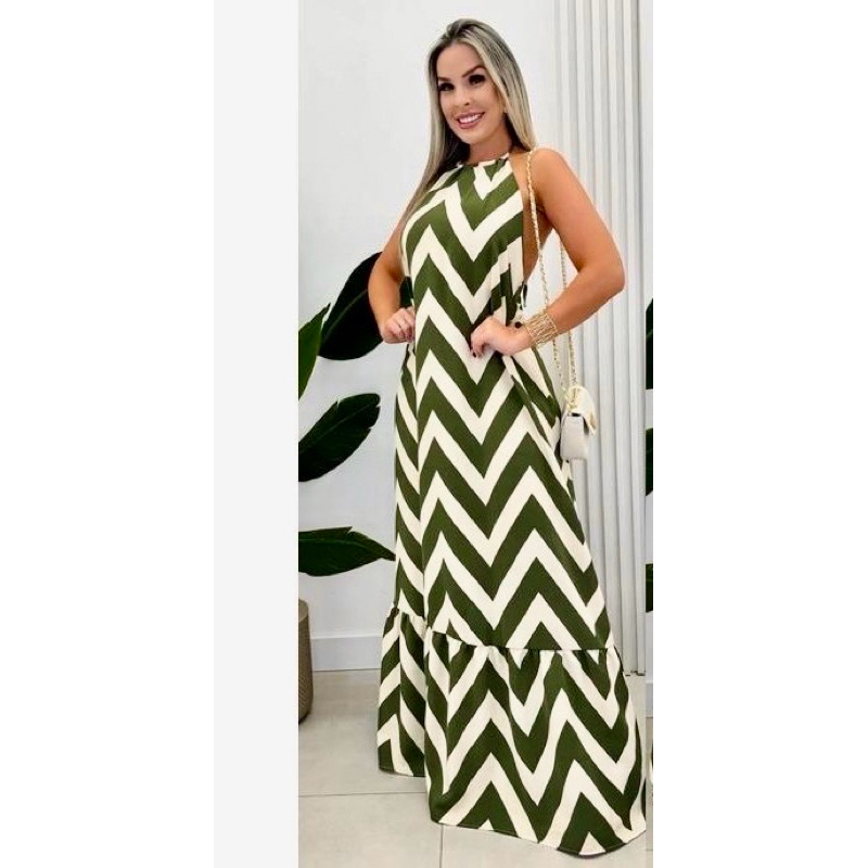 Vestido Vera longo | Frente Única e Elegante