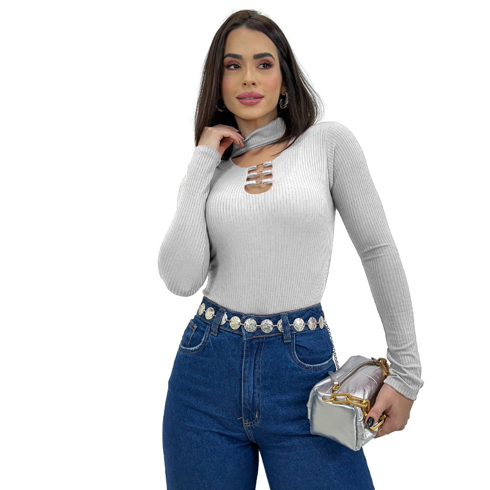 Body Feminino Cacharrel | Gola Choker