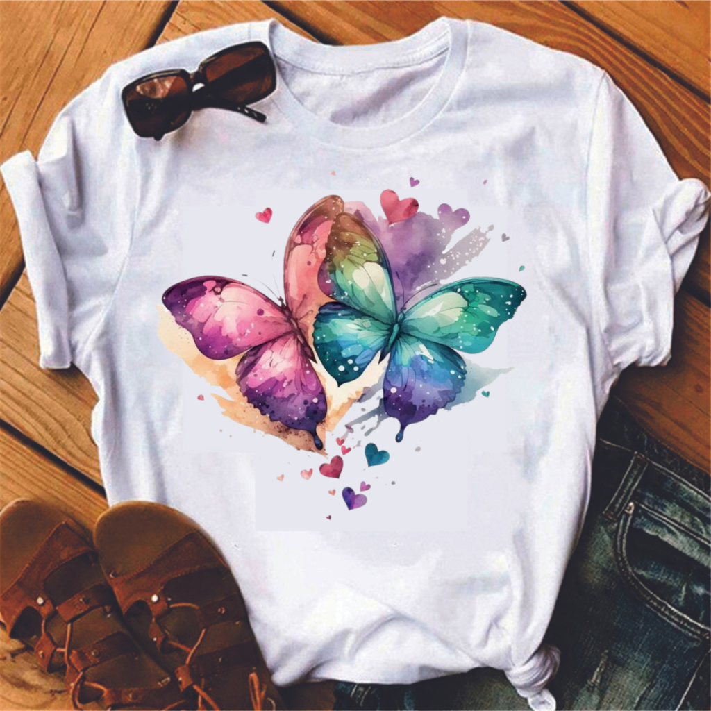 T-shirt Femininas Estampada Camisetas