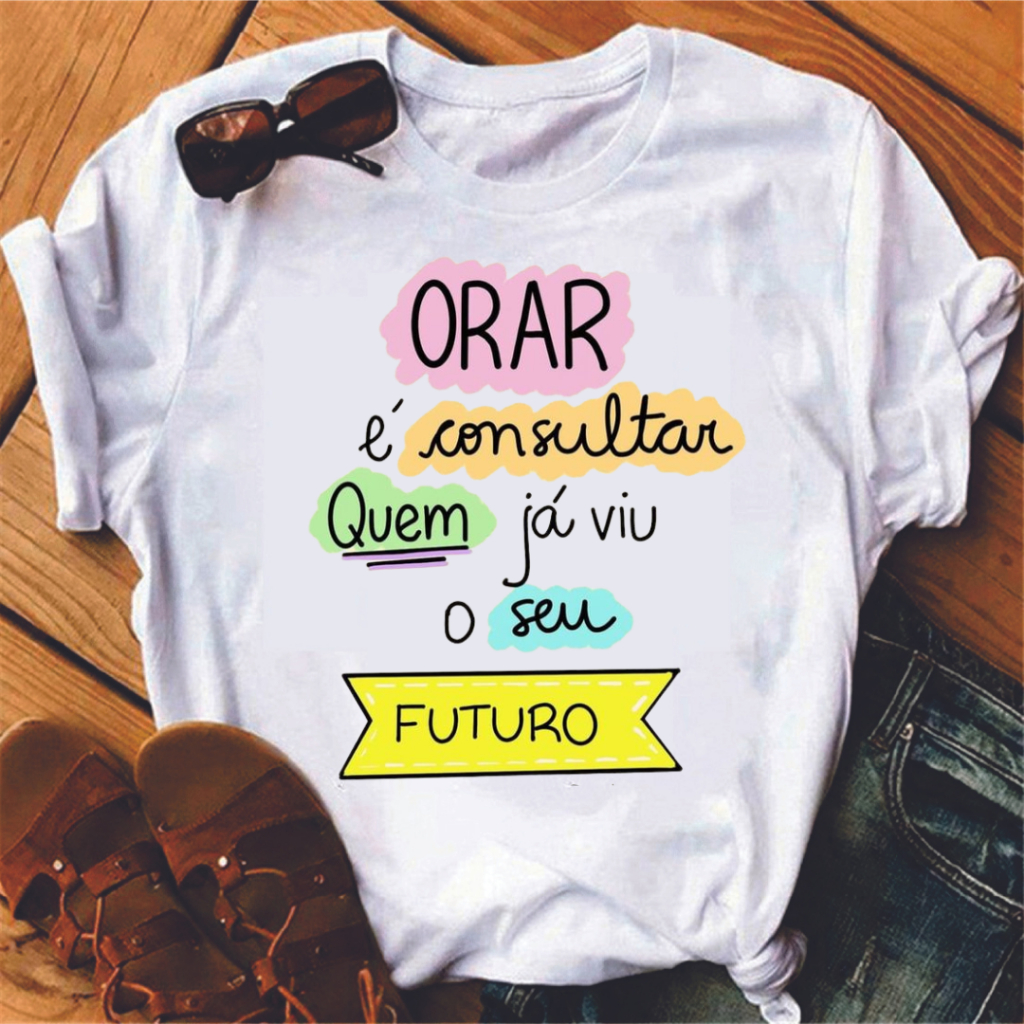 T-shirt Femininas Estampada Camisetas