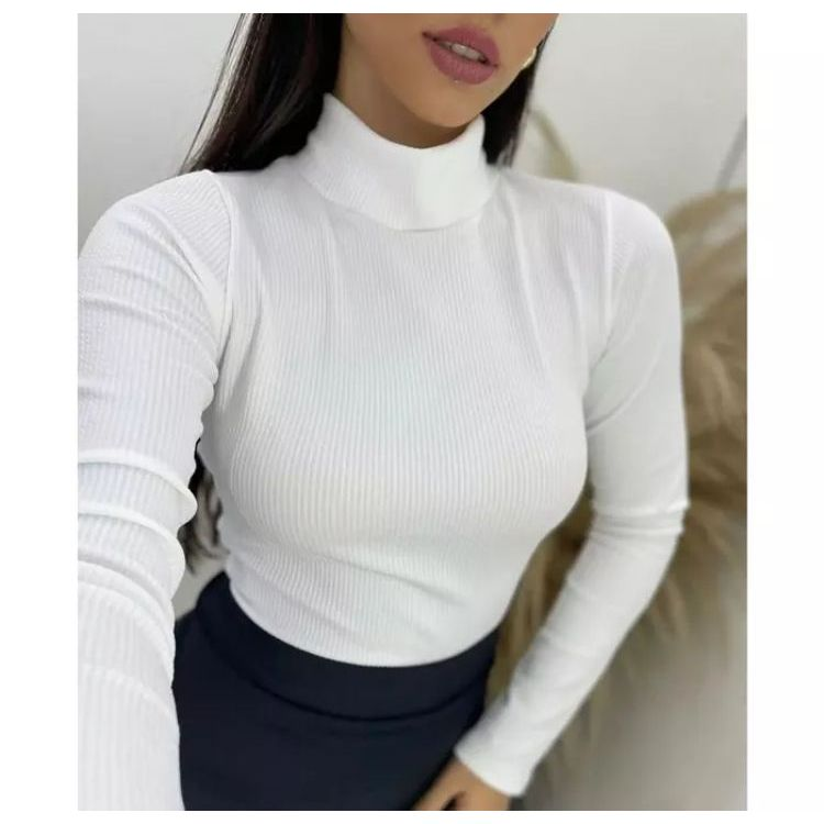 Body Gola Alta Feminino | Manga Longa Coladinho