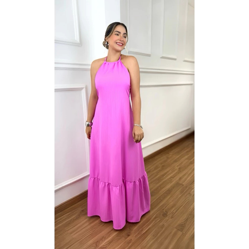 Vestido Vera longo | Frente Única e Elegante