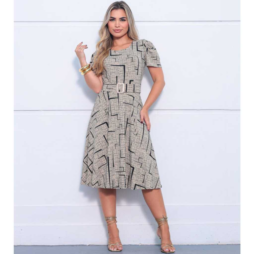 Vestido Midi Feminino | Moda Modesta e Elegante