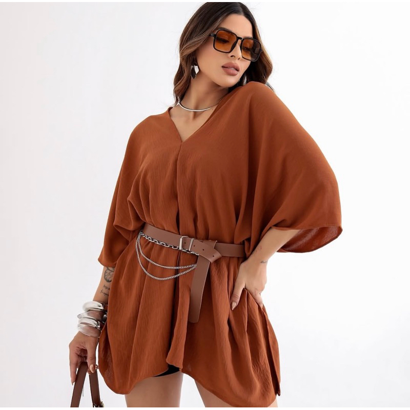 Blusa Bata Vem Com Top Boho Chic Multi Formas Tendicia 2025