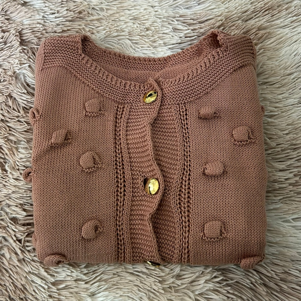 Casaco Feminino Cardigan Luxo