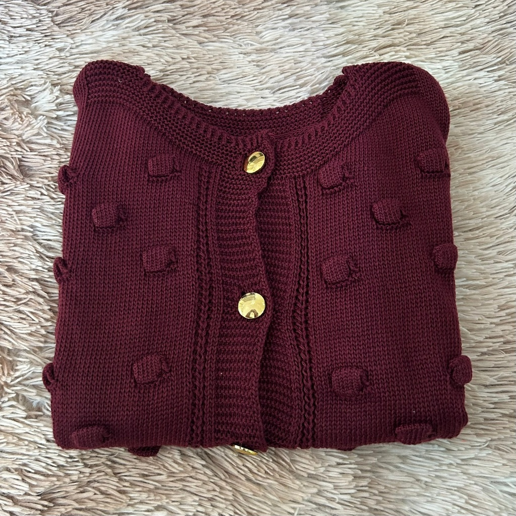 Casaco Feminino Cardigan Luxo