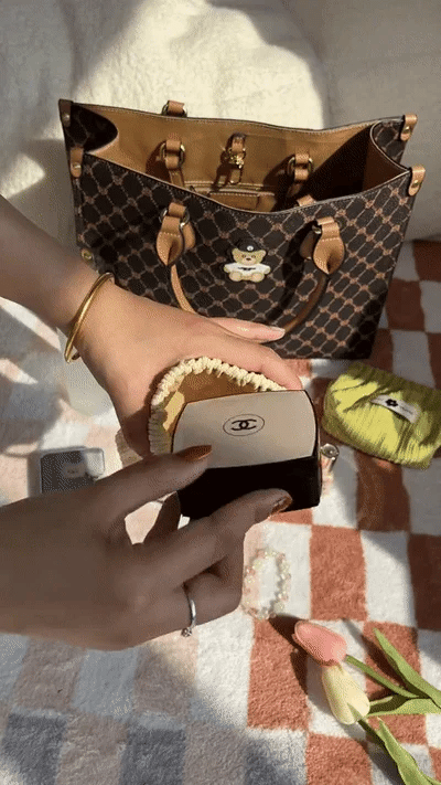 Corduroy Elastic Hair Tie Organizer