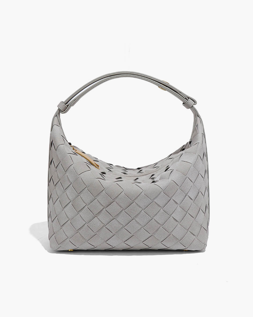 Mica Woven Suede Leather Bag