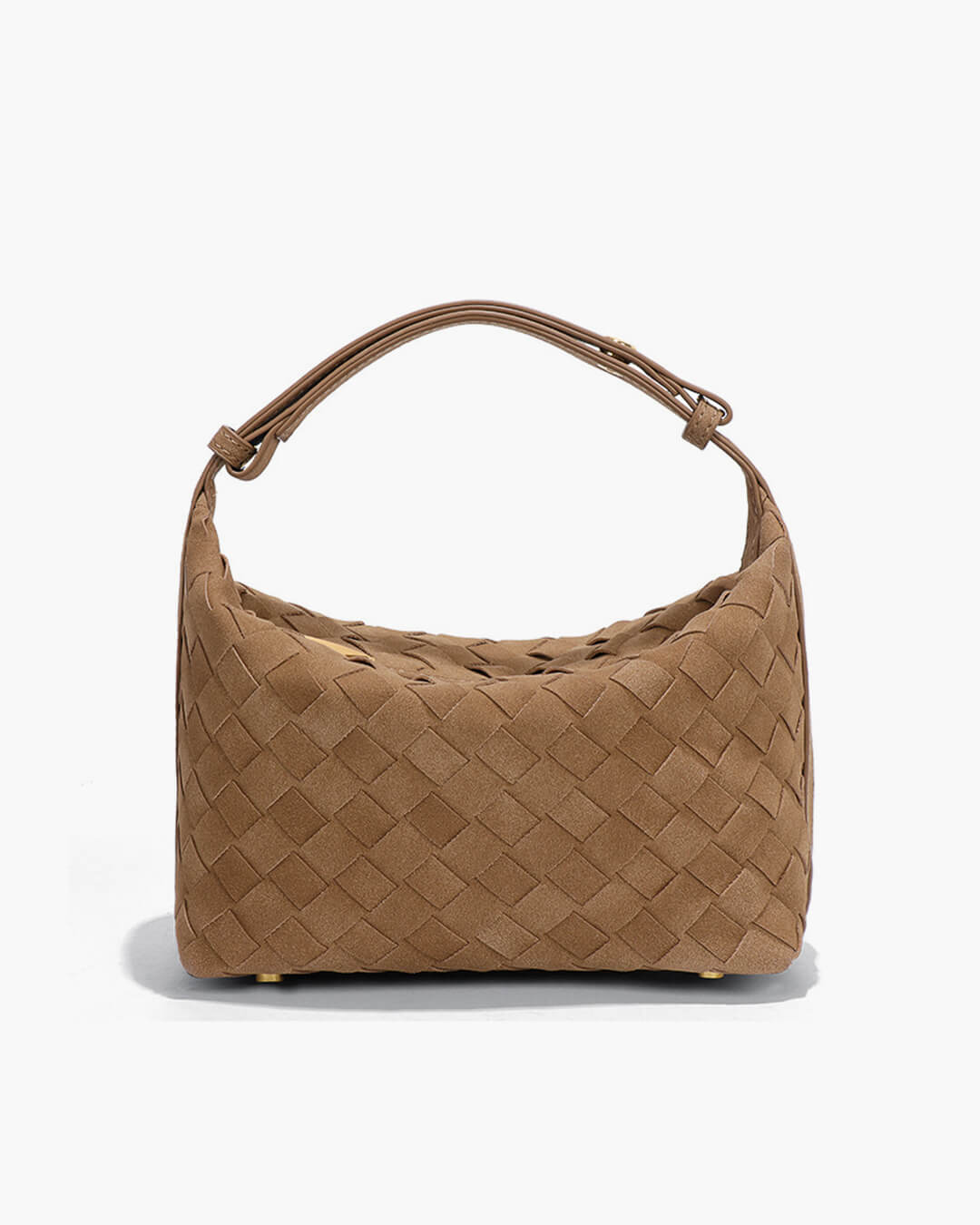 Mica Woven Suede Leather Bag