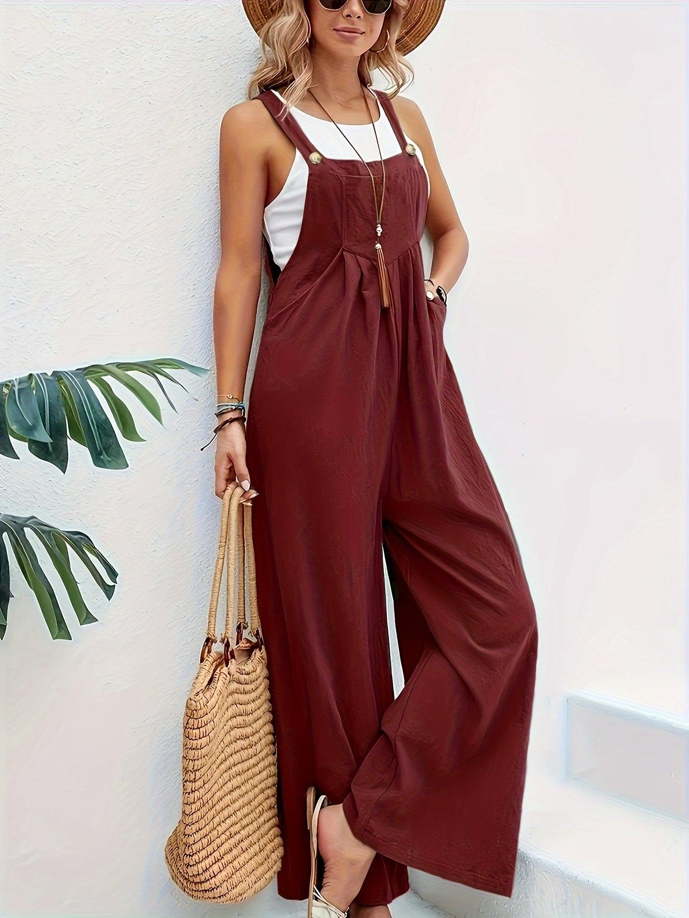 Women's Wide-Leg Jumpsuit