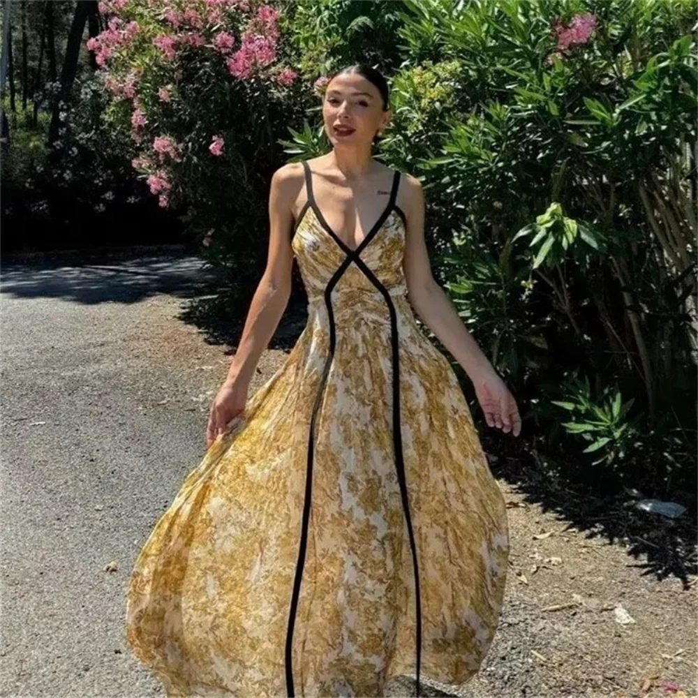 Starlit Muse™ – V-Neck Dress