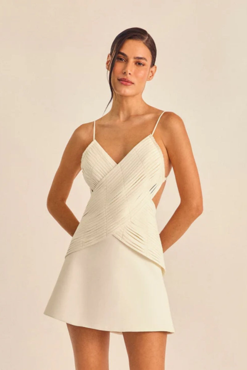 Temperament Slim Backless Mini Dress