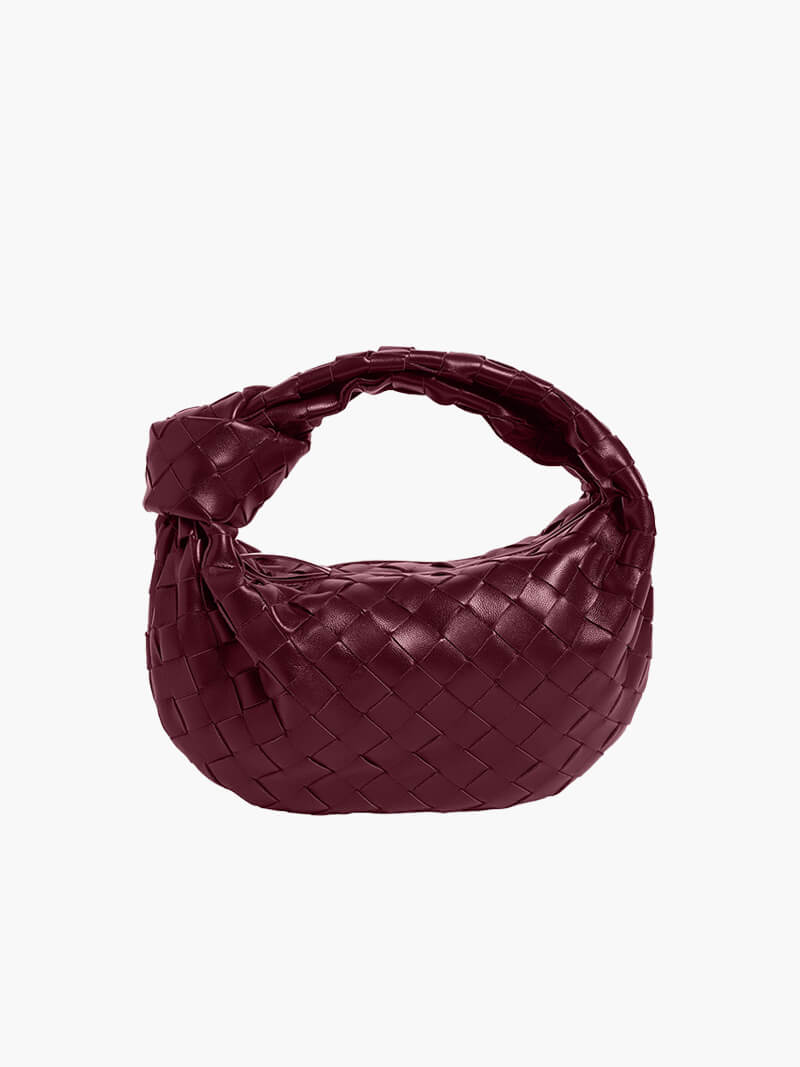 Aurelia Woven Mini Bag – Compact Elegance with Lasting Sophistication
