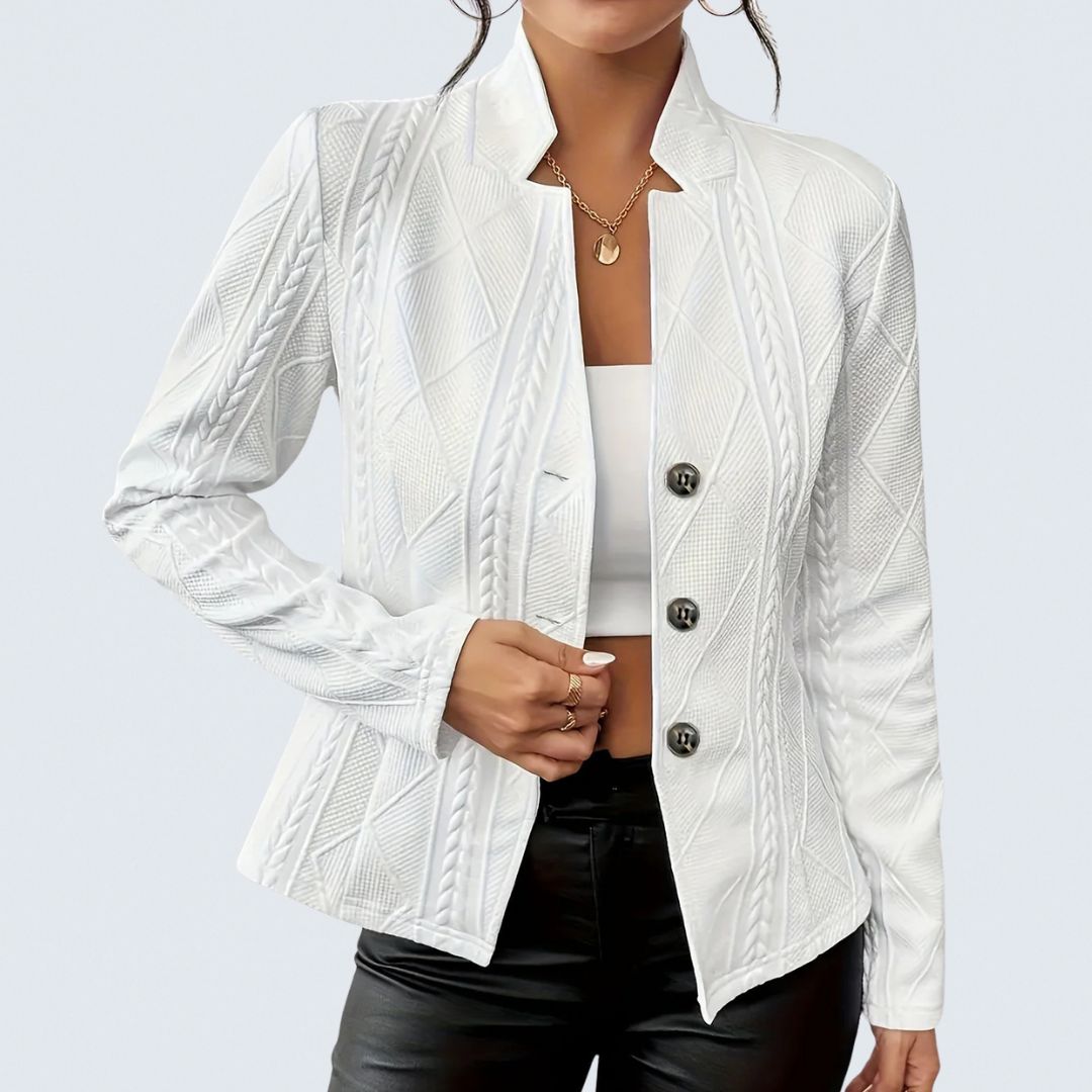Naomi | Sculpted Button Jacket