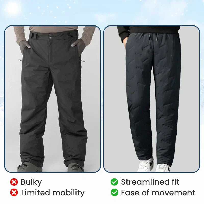 Unisex Fleece-Lined Waterproof Pants - Surviving the UK winter with ease!